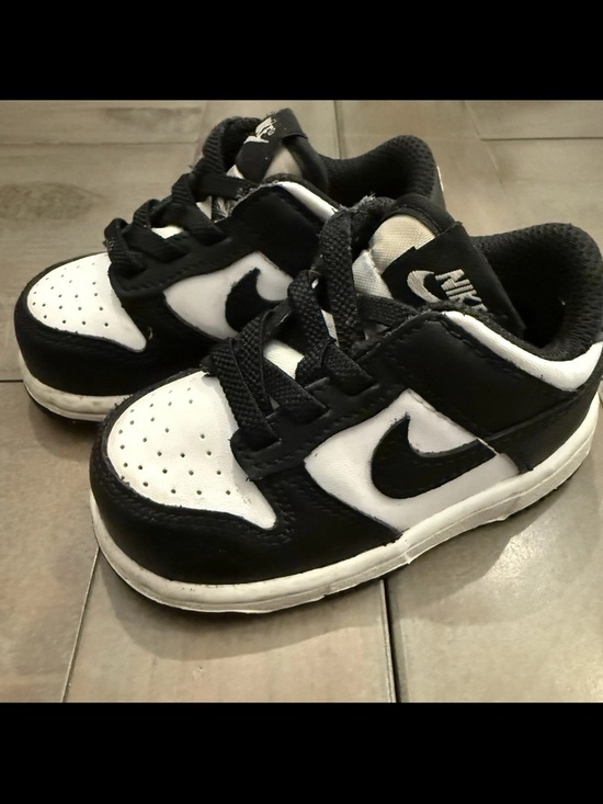 Nike Other - Nike Dunk Low Retro Panda TD (Toddler) shoes Preowned 5C